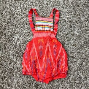 Cleobella Littles Boho Aztec Bubble Romper Baby 6-12 Months